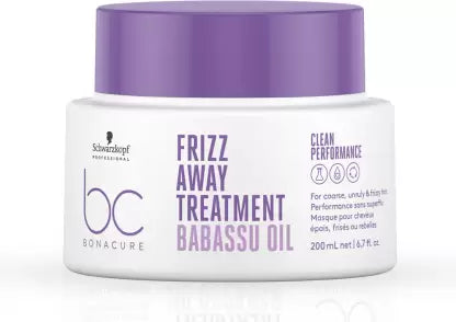 Schwarzkopf Bonacure Frizz Away Treatment with Babassu Oil  (200 ml)