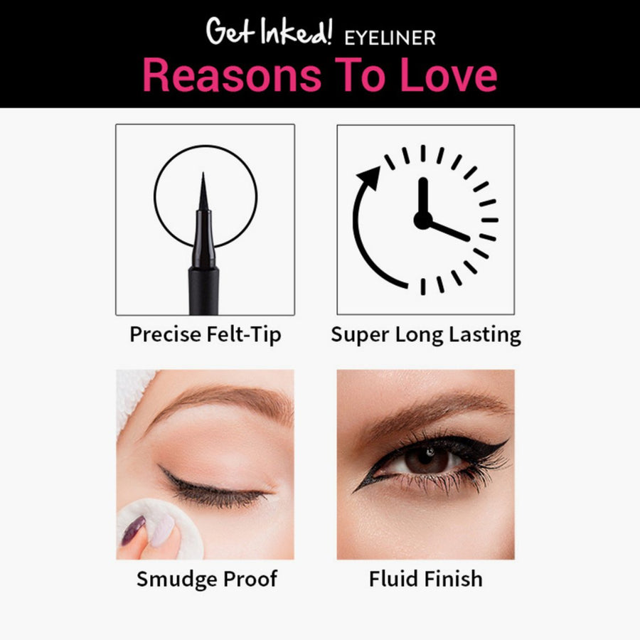 NYKAA Get Inked! Eyeliner - Onyx 01 - 1ml