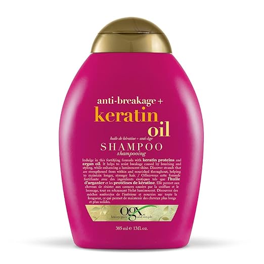 OGX Organix Anti-Breakage Keratin Oil Shampoo, 385ml