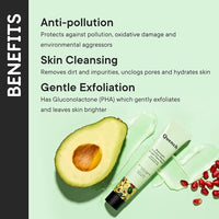 QUENCH Bravocado Pollution Rescue Cream Face Wash with Vitamin E & Avocado| Korean Face Wash for Dry & Sensitive Skin| Deeply Cleanses & Exfoliates Skin to give Glowing Skin (100ml)