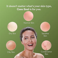 Coco Soul Hand Cream with Coconut & Ayurveda | Silicones, Mineral Oil, Paraben & Sulphate Free | 75ml