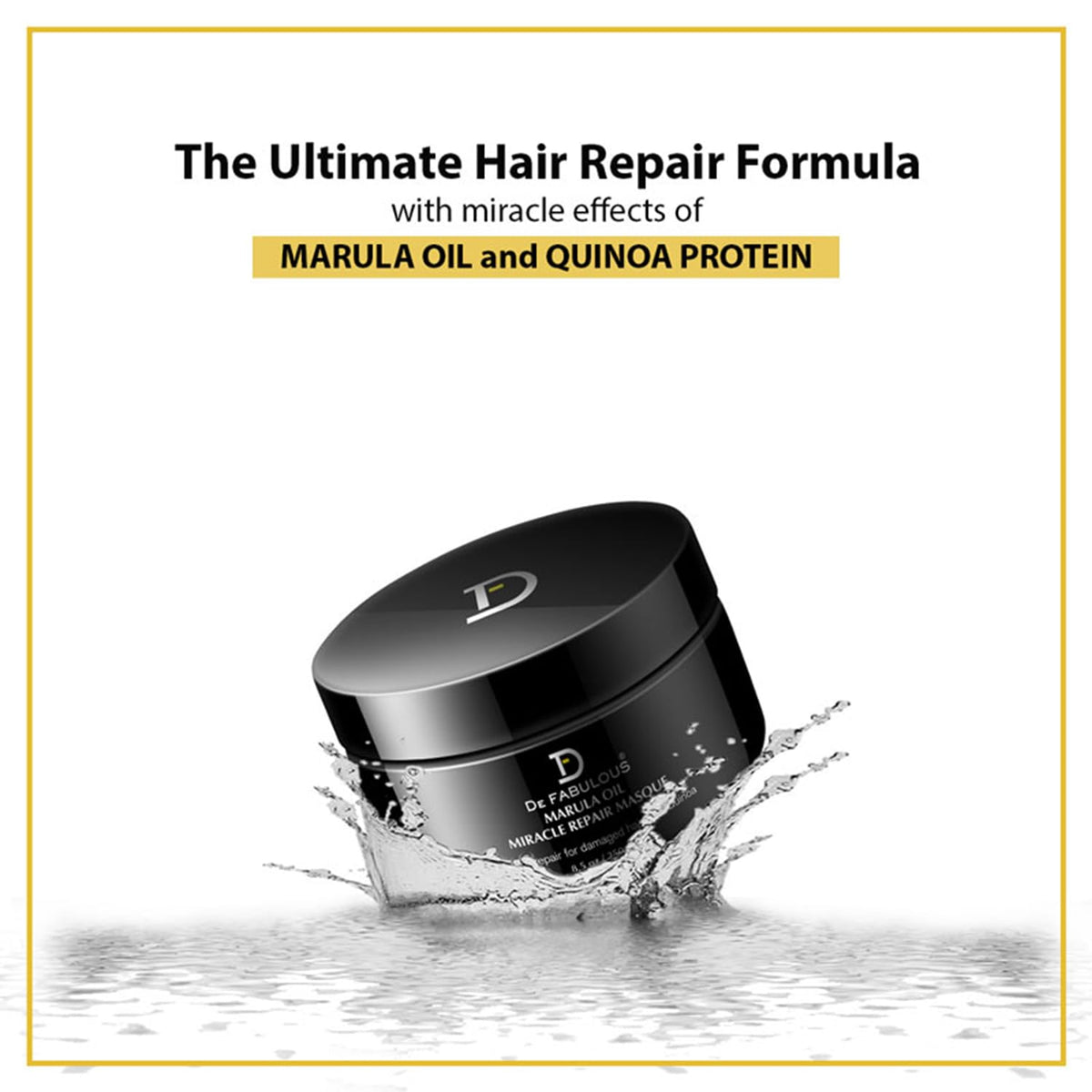 De Fabulous Marula Oil Miracle Repair Masque 250ml