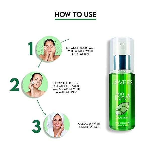 JOVEES HERBAL HYDRATING CUCUMBER SKIN TONER | OILY & ACNE PRONE SKIN 200ML