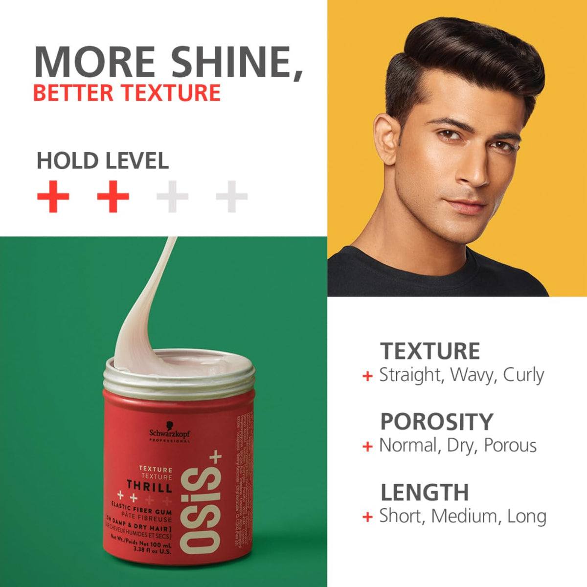 Schwarzkopf Professional OSIS+ Thrill Elastic Fiber Gum 100ml