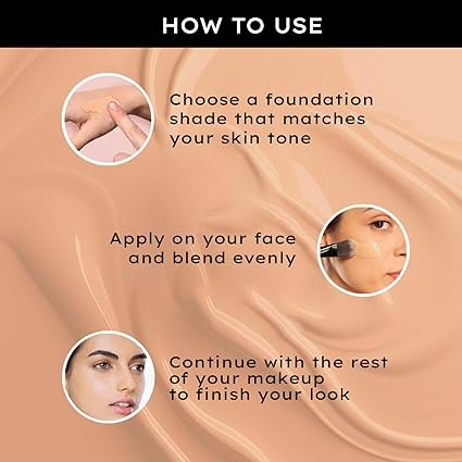 FACES CANADA Flawless Matte Foundation - Rose Ivory 011, 30 ml | 3-in-1 Foundation + Moisturizer + Concealer | 12 HR Hydration + SPF 18 | Full HD Matte Coverage | Lightweight | Anti Ageing