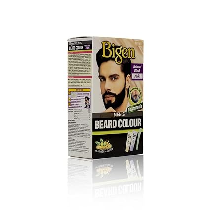 Bigen Mens Beard Colour Natural Black B101