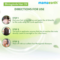 Mamaearth Bhring Amla Hair Oil With Bhringraj & Amla, 250ml