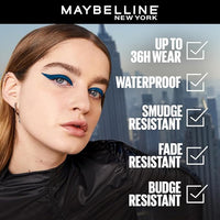 Maybelline New York Tattoo Gel Kajal Color Pencil, Sharpenable Gel Pencil, Matte Finish, Waterproof Gel Pencil, 36H Wear 1.2g