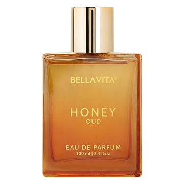 Bella Vita Luxury Honey Oud Unisex Eau De Parfum with Bergamot, Patchouli, Vanilla|Premium, Long Lasting Sweet & Spicy Fragrance for Men & Women 100ML