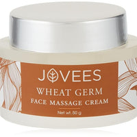 Jovees Herbal Wheat Germ Face Massage Cream with Vitamin E skin Nourishing and Hydrating |50gm