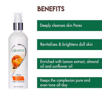 Jovees Herbal Citrus Cleansing Milk with Lemon Peel Extract, Almond & Coconut Oil | For Normal to Dry Skin 200ml