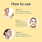 QUENCH Yuzu Fine 2-in-1 Vitamin C Scrub and Clay Mask | Korean Mask for Skin Brightning I With Yuzu, Vitamin C, Watermelon, 50ml