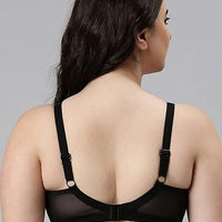 Enamor FB06 Full Support Classic Lace Lift Bra - Non-Padded, Wirefree & Full Coverage