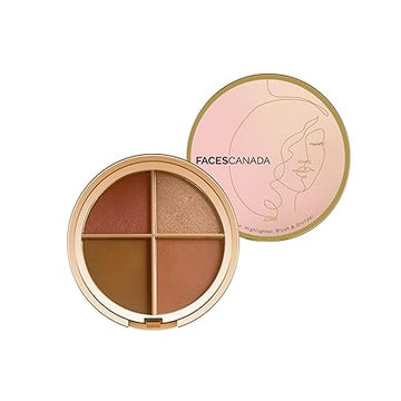 FACES CANADA Second Skin 4 in 1 Face Palette, 14.5g