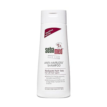 Sebamed Anti- Hairloss Shampoo 200Ml|Ph 5.5|Reduces Hairloss|Caffeine&Gingko Biloba|All Hair Types