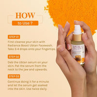 Lotus Herbals Radiance Boost Ubtan Face Serum SPF 20| Turmeric, Sandalwood and Rose Water | Glowing Skin |Reducing Dark Spots | Paraben free |Mineral Oil Free | 30ml