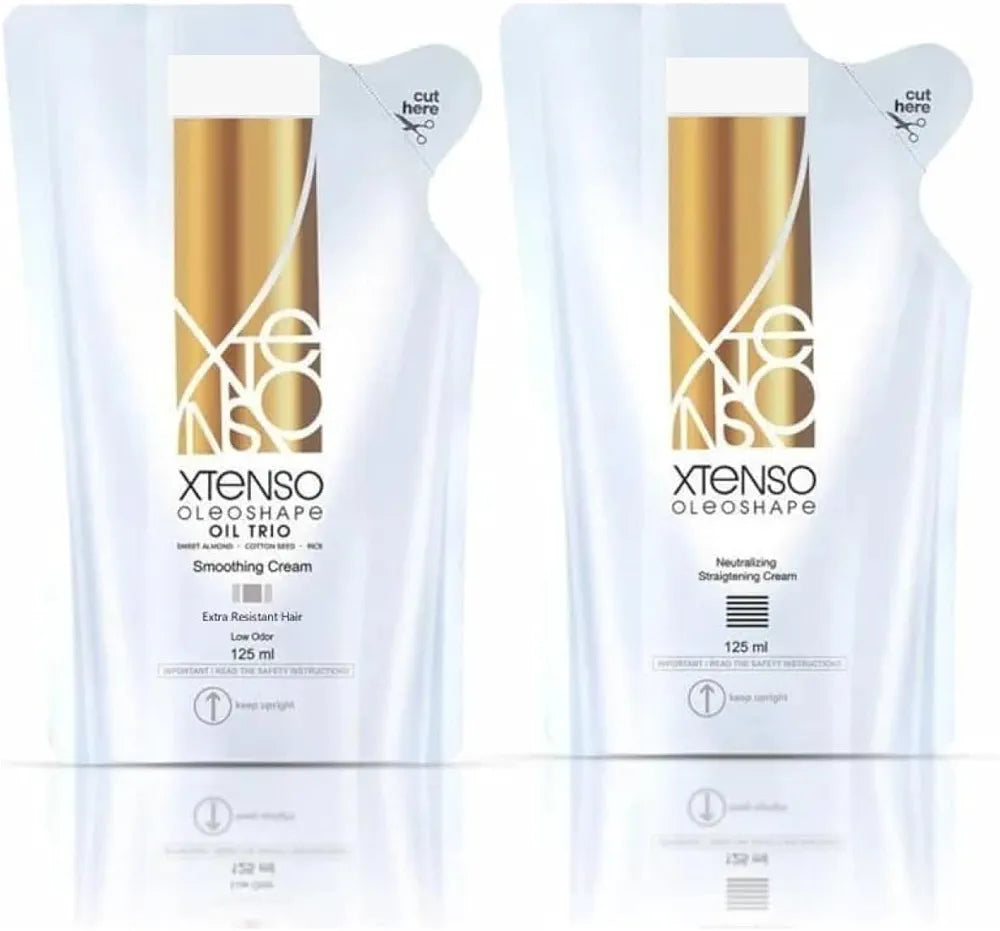 Loreal Professional Paris X-Tenso Oleoshape Smoothing Extra Resistant Hair Straightening with Neutrilizer 125ml 2 pck