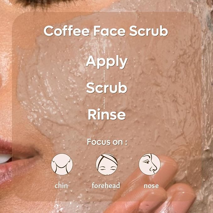 mCaffeine Coffee Tan Removal Face Scrub (100gm) | Exfoliate Scrub | Blackhead Remover, Whitehead Remover, Dead Skin Remover, Detan Pack | Caffeine & Walnut Scrub for Face | Face Scrub For Women & Men 100g