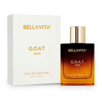 Bella Vita Luxury G.O.A.T Man Eau De Parfum Perfume with Bergamot, Patchouli & Vetiver|Premium, Long Lasting Spicy & Woody Fragrance for Men, 100 ML