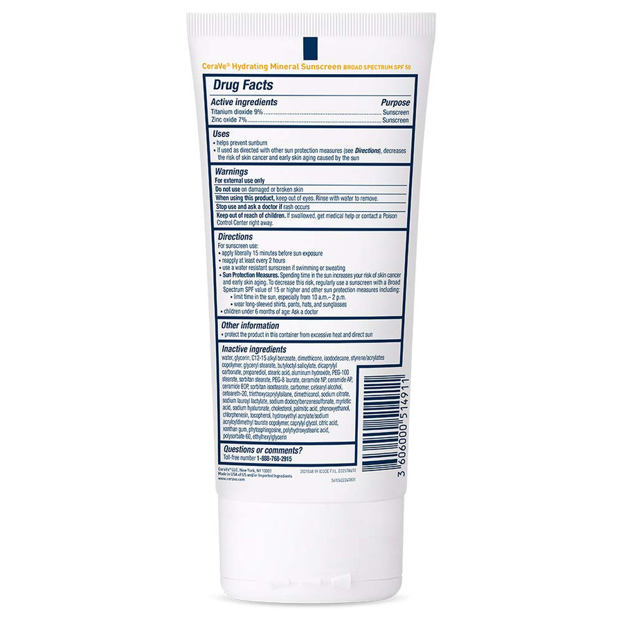 CeraVe Sunscreen SPF 50 (150 ml)