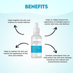 Jovees Herbal 12% Niacinamide Glowing Skin Serum With Hyaluronic Acid, Squalane & Saffron| Reduces Dullness, Hydrates & Repairs Skin| For Day and Night Use| For All Skin Type 30 ml