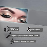 FACES CANADA Ultime Pro Longwear Eye Pencil - Solid Black 02, 1.2 g | 8 Hr Long Stay | Smooth One Stroke Application | Intense Color Pay Off | Soft Blendable Formula | Smudge Proof | Water Proof