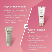 Coco Soul Hand Cream with Coconut & Ayurveda | Silicones, Mineral Oil, Paraben & Sulphate Free | 75ml