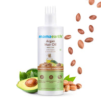 Mamaearth Argan Hair Oil with Argan Oil & Avocado Oil for Frizz-Free & Stronger Hair – 250 ml