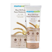 Mamaearth Rice Oil-Free Face Moisturizer for Oily Skin, With Rice Water & Niacinamide for Glass Skin - 80 g