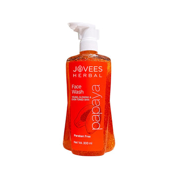 Jovees Herbal Papaya Face Wash for Women/Men | Bright & Glowing Skin | Removes Pigmentation & Dark Spots | For All Skin Types 300ml