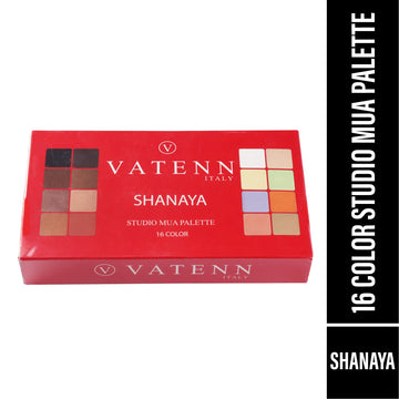 VATENN ITALY SHANAYA MP899 STUDIO MUA PALETTE 16 COLOR 40g