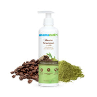 Mamaearth Henna Shampoo, for enhance hair color, with Henna and Deep Roast Coffee – 250 ml