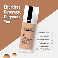 Keauty Beauty HD Photogenic Full Coverage Liquid Concealer For Face Makeup | Easy to Blend Concealer For Dark Circle | Natural Finish | 30ML