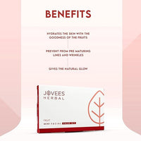 Jovees Herbal Mini Fruit Facial Kit With 6 Easy Steps 63GM (Multiple Use)