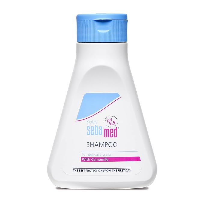 Sebamed Baby Shampoo 150ml|Ph 5.5| Camomile|Natural moisturisers|No tears formula|For delicate scalp