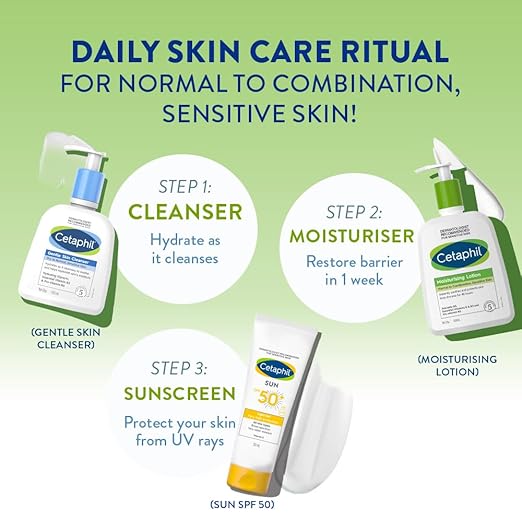Cetaphil Moisturising Lotion Normal to Combination, Sensitive Skin 500ml
