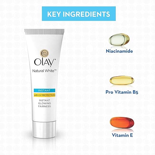 Olay Natural Aura| Vitamin B3, Pro B5, E with UV Protection| 20 gm