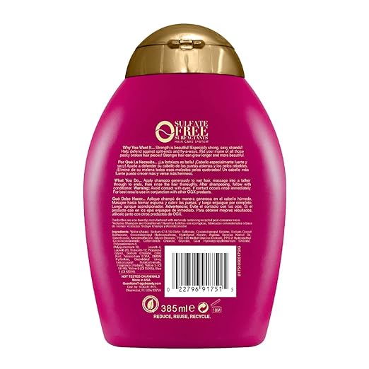 OGX Organix Anti-Breakage Keratin Oil Shampoo, 385ml