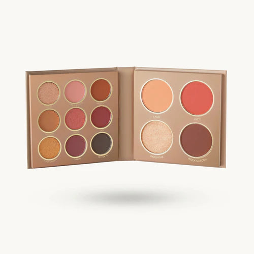 MARS The City Paradise Makeup Kit | Highly Pigmented and Blendable | 9 Eyeshadow Palette with 1 Highlighter, Blusher, Bronzer & Compact Powder each (16.0 gm) (03-Chandigarh)