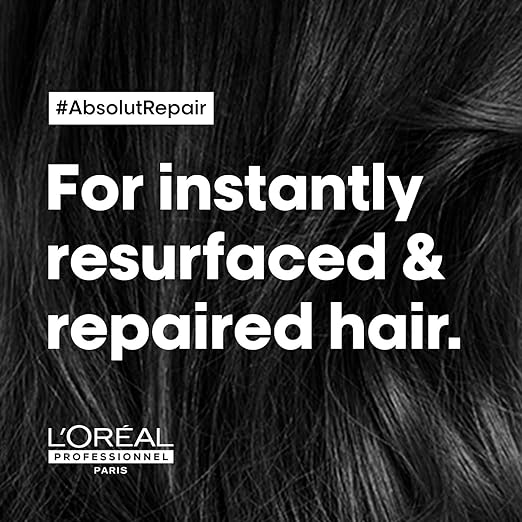 L'OREAL PROFESSIONNEL PARIS Absolut Repair Shampoo For Damaged & Weakend Hair, 300ML |Professional Hair Repairing Shampoo|Hair Strengthening Shampoo