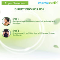 Mamaearth Argan & Apple Cider Vinegar Shampoo For Dry & Frizzy Hair, with Argan & Apple Cider Vinegar for Frizz-Free & Stronger Hair 250 ml