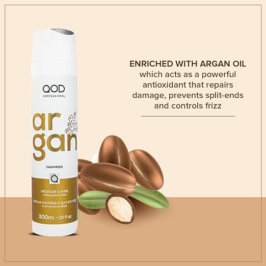 QOD Professional Argan Shampoo – 300ml