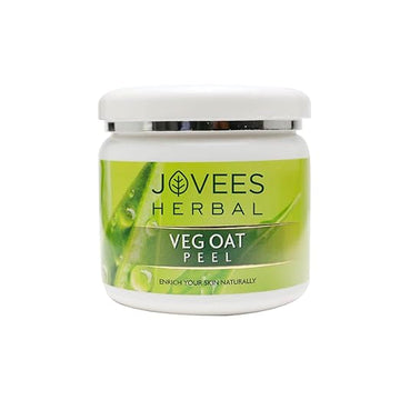 Jovees Veg Oat Face Peel Removes Acne Pimple and Tanning | with Almond Powder and Wheat Grain 250g