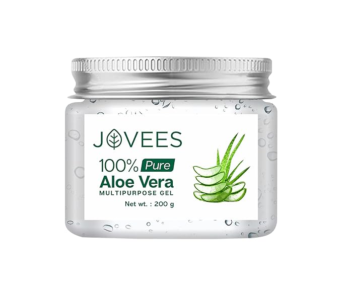 Jovees Herbal 100% Pure Aloe Vera Multipurpose Gel | For Face,Skin & Hair | For Both Men & Women | 200g