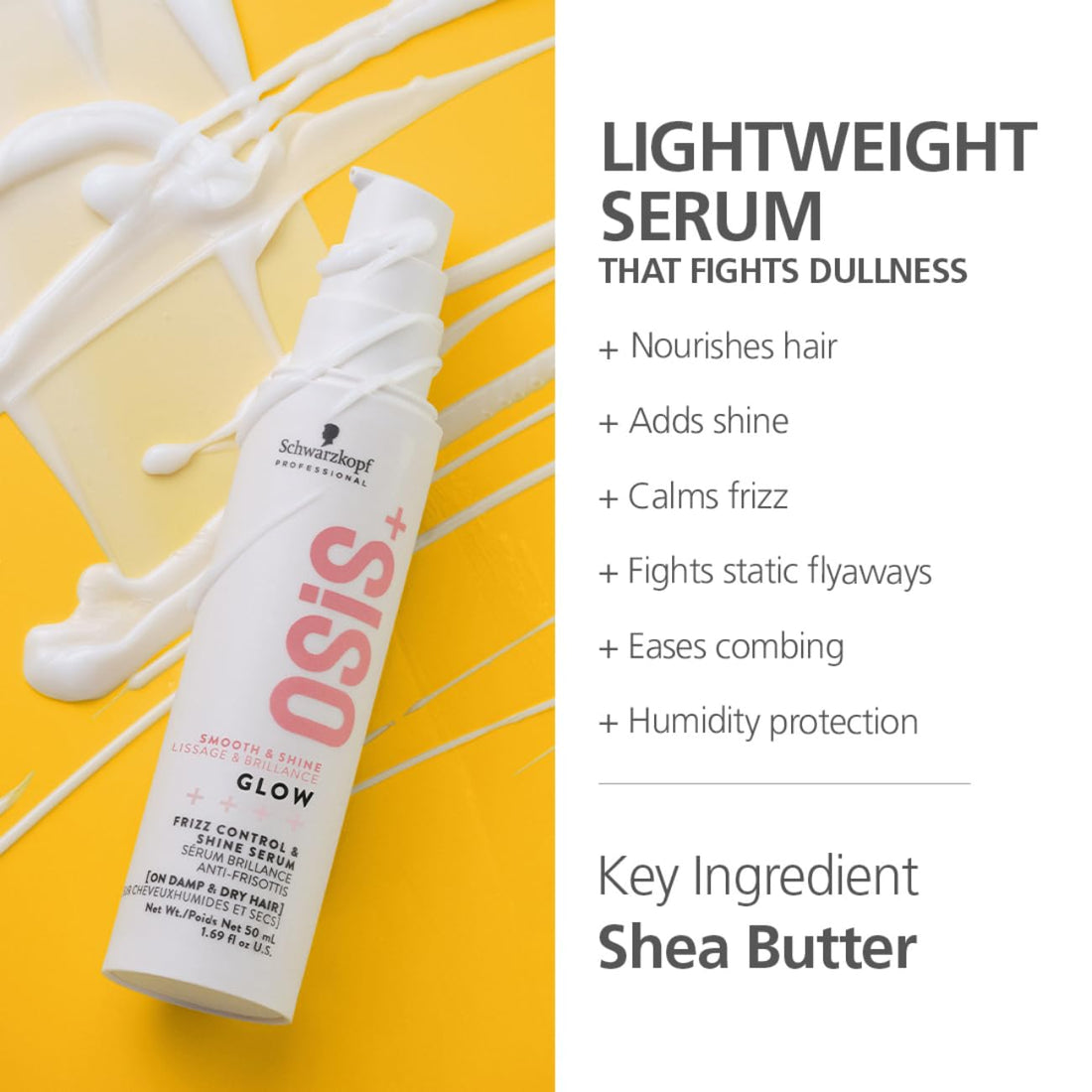 Schwarzkopf Professional OSIS+ Smooth & Shine Glow Serum 50ml