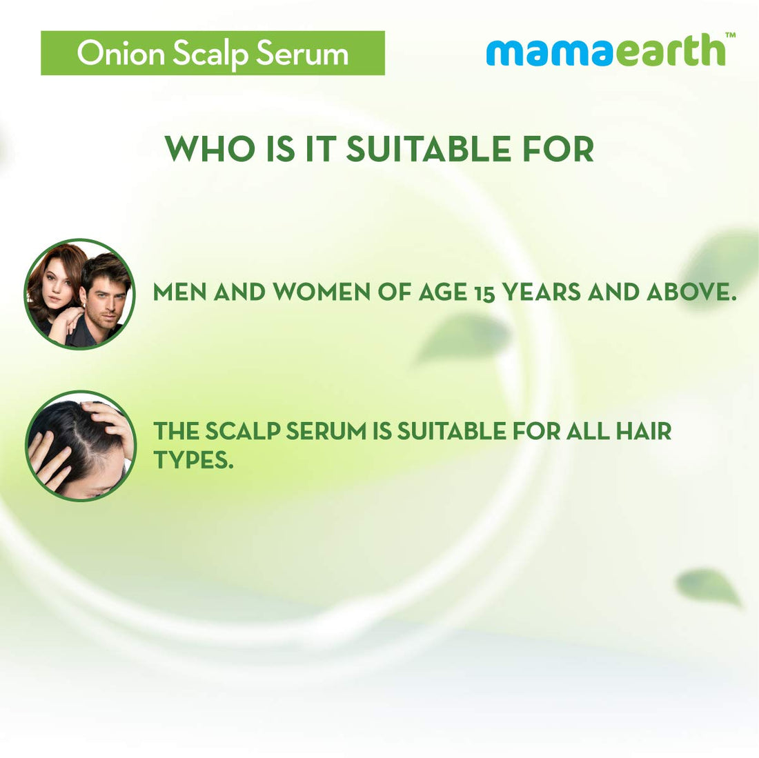 Mamaearth Onion Scalp Serum With Onion Oil and Niacinamide | For Healthy Hair Growth | 50ml