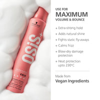 Schwarzkopf Professional OSIS+ Volume & Body Grip+ Extra Strong Mousse 200ml