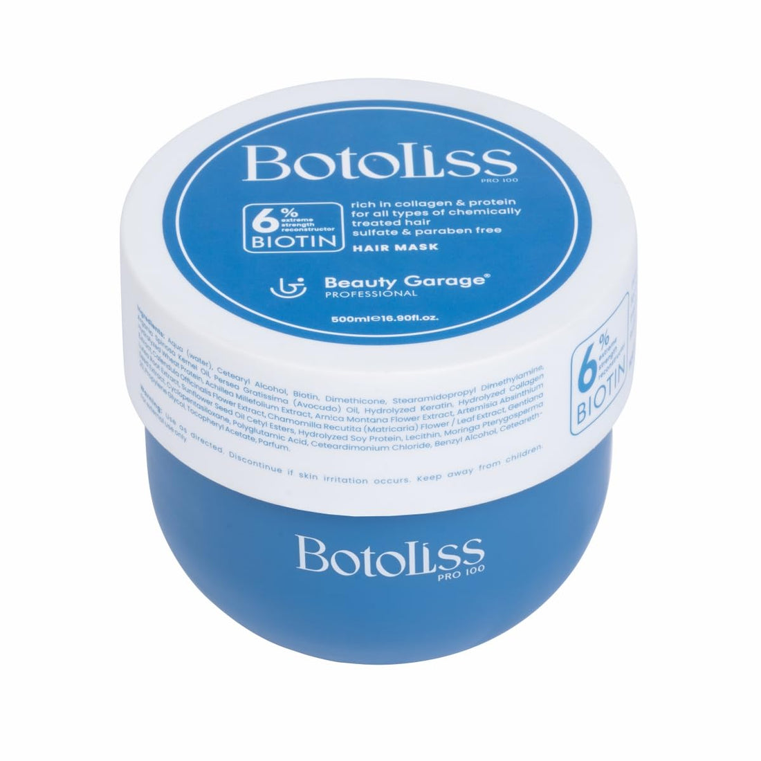 Beauty Garage Botoliss 6% Biotin Hair Mask 500ml