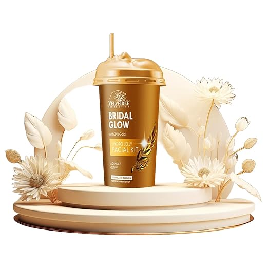 Velvetree Hydro Jelly Facial Kit Bridal Glow with 24k Gold Advance