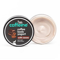 mCaffeine Coffee Body Yogurt with Cocoa for Instant Hydration & Moisturization | Lightweight Body Moisturizer with Fast Absorbing Gel-Cream Formula | Sweet Choco-Coffee Aroma - 100g